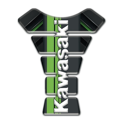Kawasaki Tank Pad Motorbike Amazing Design Silicone Sticker 
