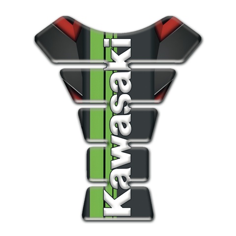 Kawasaki Tank Protector Stylish Premium Quality Model with Vertical Logo
