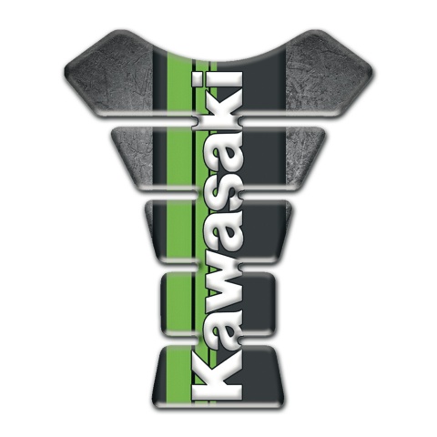 Kawasaki Tank Fuse Scratched Plate Warp Design 