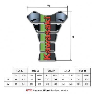 Kawasaki Tank Fuse Torn Base Effect and Red Logo Style 