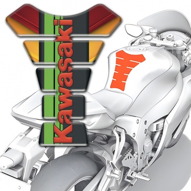 Kawasaki Tank Protector Fire Base Motive with Red Logo 