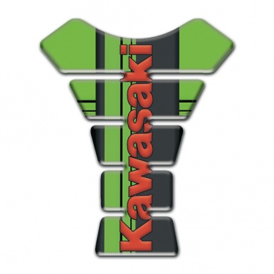 Kawasaki Tank Protector Fresh Green Color Design 