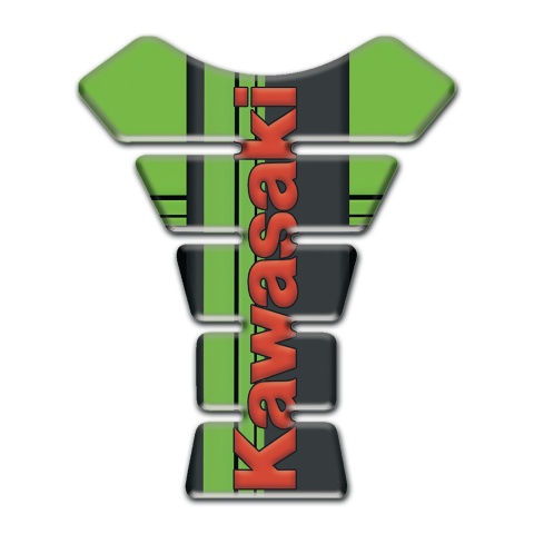 Kawasaki Tank Protector Fresh Green Color Design 