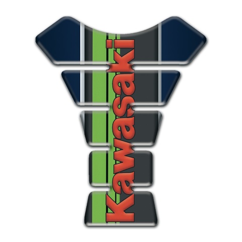 Kawasaki Tank Pad Protector Dark Blue Background Version 