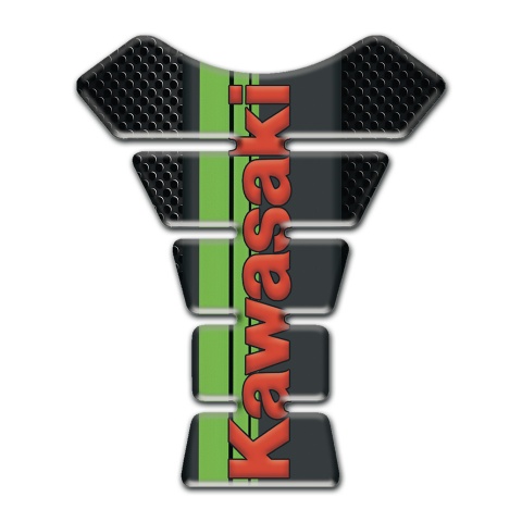 Kawasaki Tank Pad Protector Black Flakes Version 