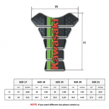 Kawasaki  Tank Protector Rough Effect Version