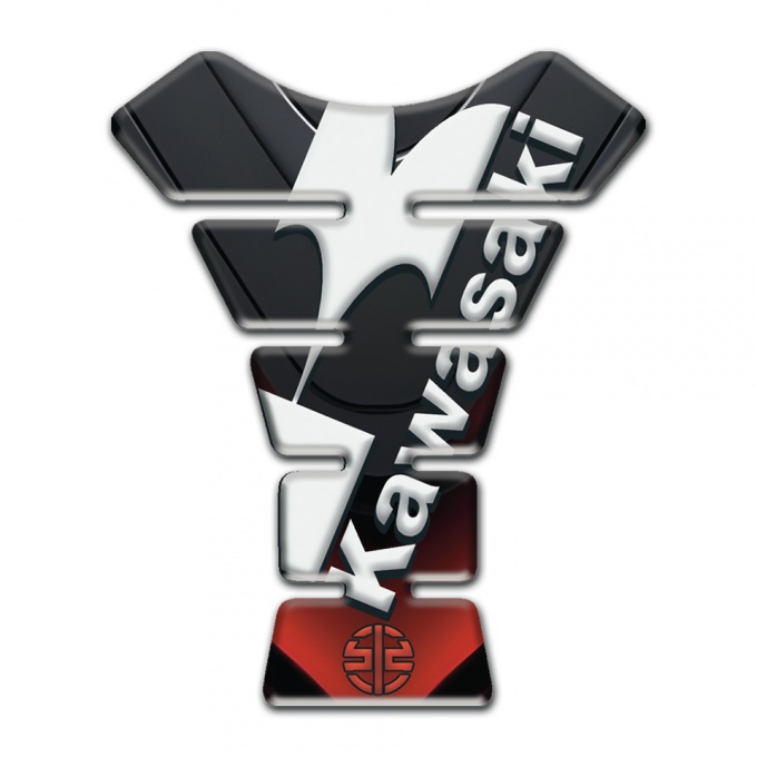 Kawasaki Tank Fuse Premium Quality Model with White Logo Style 