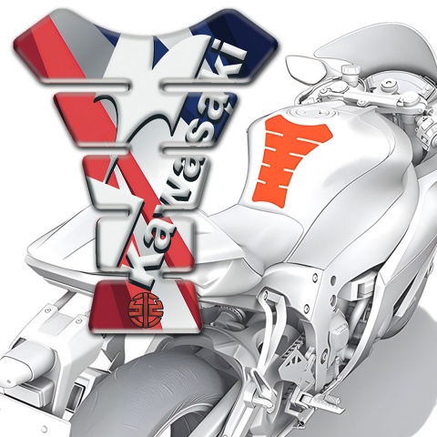 Kawasaki Tank Pad Protector Pink Bands Motivwe Style 