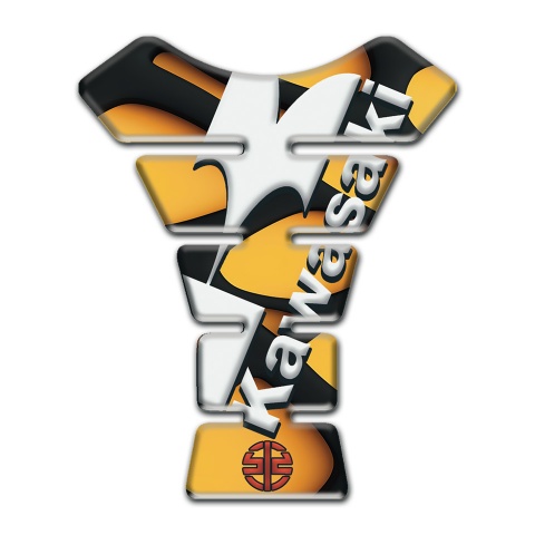 Kawasaki  Tank Fuse Yellow Black Patterns Version 