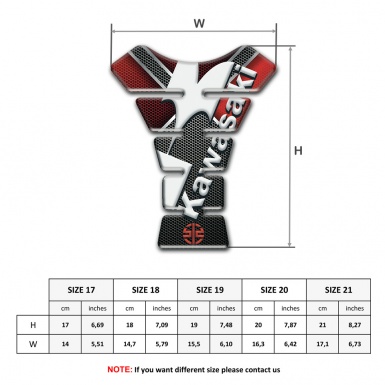 Kawasaki Tank Guard Pads High End Decoration Style