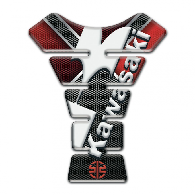 Kawasaki Tank Guard Pads High End Decoration Style