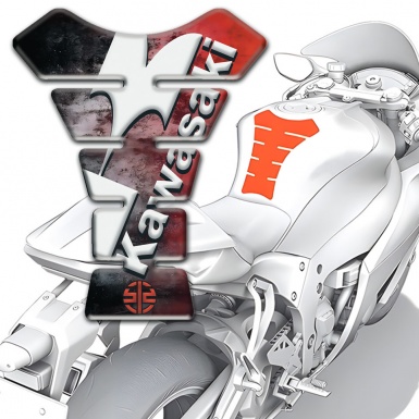Kawasaki Tank Pad Protector Mixed Colors Edition