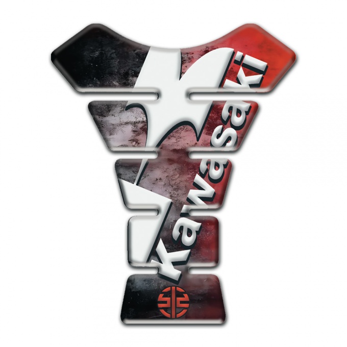 Kawasaki Tank Pad Protector Mixed Colors Edition