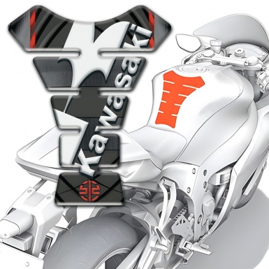 Kawasaki Tank Pad Motorbike Unique Edition Version