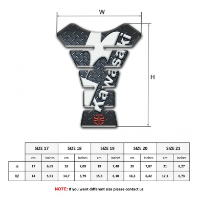 Kawasaki Tank Fuse High-Quality Rough Effect 