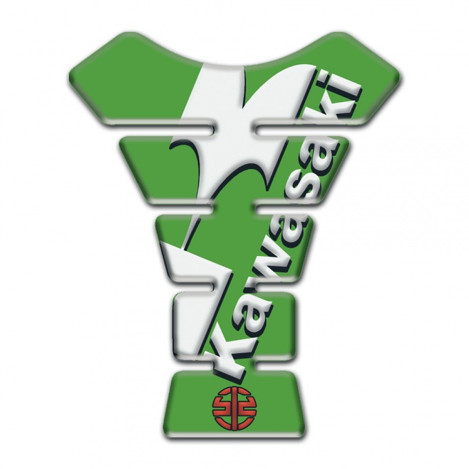 Kawasaki Tank Pad Protector Style green