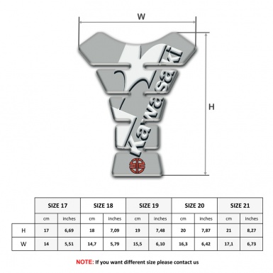 Kawasaki Tank Fuse High-Quality Stle Gray