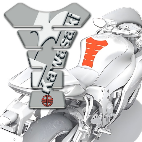 Kawasaki Tank Fuse High-Quality Stle Gray