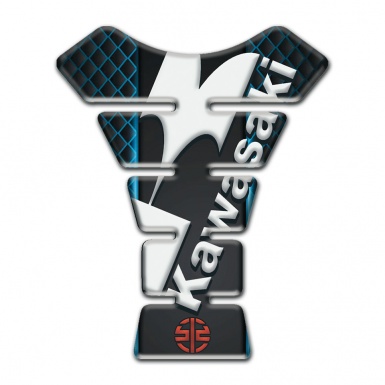 Kawasaki Tank Pad Protector Style Neon Mesh