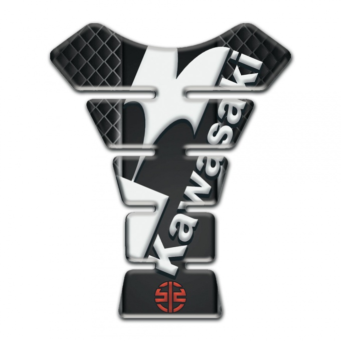 Kawasaki Tank Fuse Style Dark Mesh