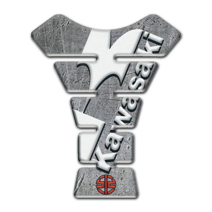 Kawasaki Tank Pad Motorbike Style Stone Effect