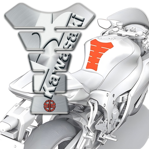 Kawasaki Tank Protector High End Style Silver 