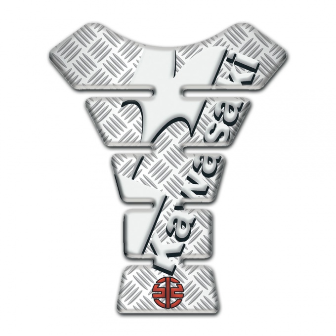 Kawasaki Tank Pad Protector Style Crossed Patterns