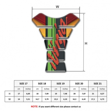 Kawasaki Tank Fuse Ninja Version Fire Colors model