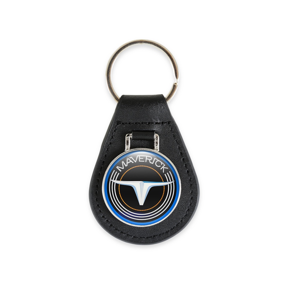 Ford Maverick Key Fob Leather Black Blue Lining Edition | Keychains ...