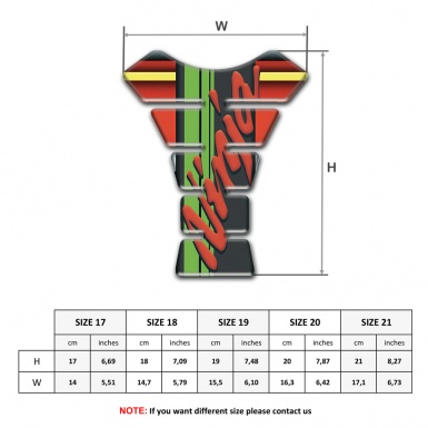Kawasaki Tank Fuse Colorful Model Ninja Style