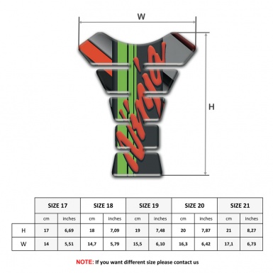 Kawasaki Tank Pad Motorbike Diagonal Patterns Design Ninja Logo