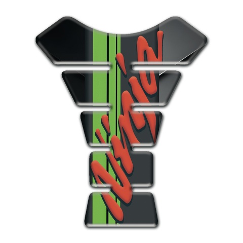 Kawasaki Tank Protector Ninja Version Gray Black Background 