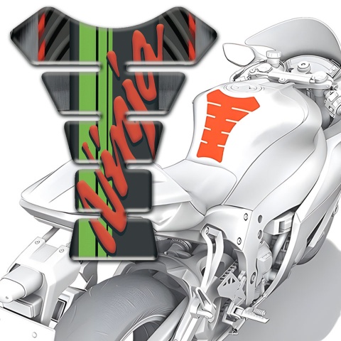 Kawasaki Tank Pad Protector Ninja Logo Anti Slip Model 
