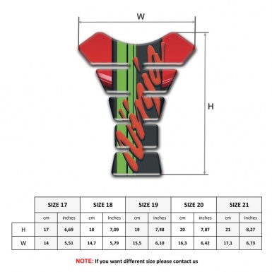 Kawasaki Tank Fuse Ninja Logo High-Quality Red Motive Base