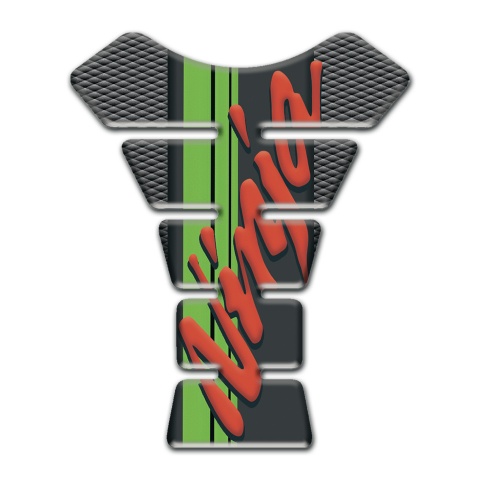 Kawasaki Tank Fuse Ninja Model Gray Flakes Base 