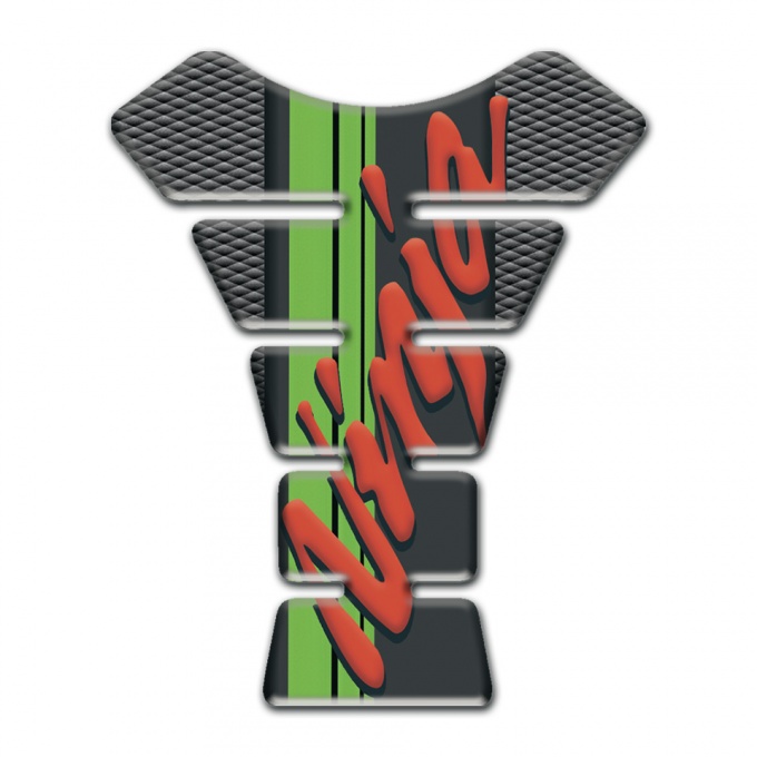 Kawasaki Tank Fuse Ninja Model Gray Flakes Base