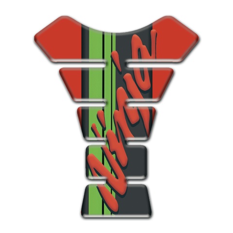 Kawasaki Tank Pad Protector Ninja Model Red Print Base 
