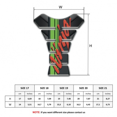 Kawasaki Tank Guard Pads High-Quality Vision