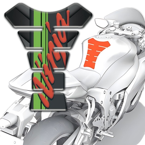 Kawasaki Tank Guard Pads High-Quality Vision 