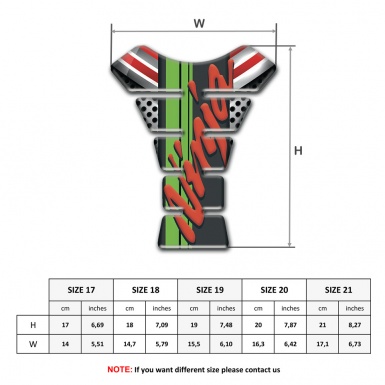 Kawasaki Tank Pad Protector Ninja Version Racing Edition