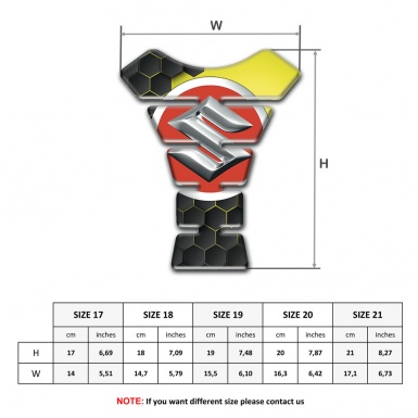 Suzuki Tank Pad Motorbike Amazing 3D Base Style 
