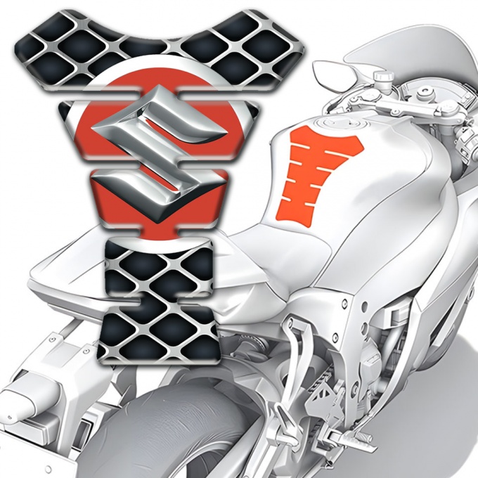 Suzuki Tank Protector Large Mesh Design | Tank Protectors | Stickers ...