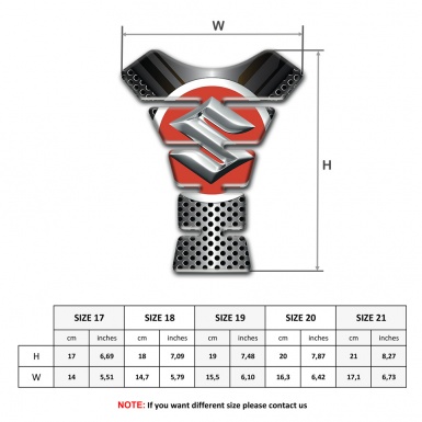 Suzuki Tank Guard Pads Premium Quality Print 