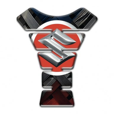 Suzuki Tank Pad Motorbike Crossed Belts Edition 
