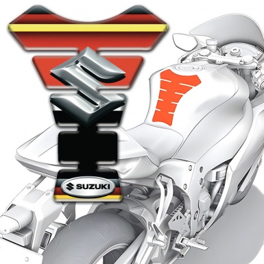 Suzuki Tank Fuse horizontally colors Design 