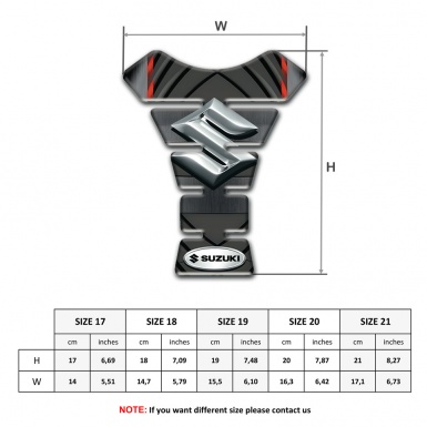 Suzuki Tank Pad Protector High-Quality  Anti Slip Sticker 