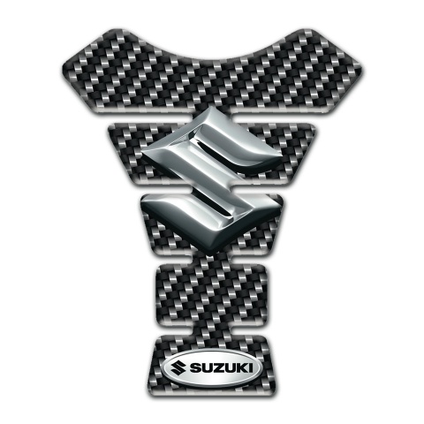 Suzuki Tank Pad Protector Base with Carbon Design 