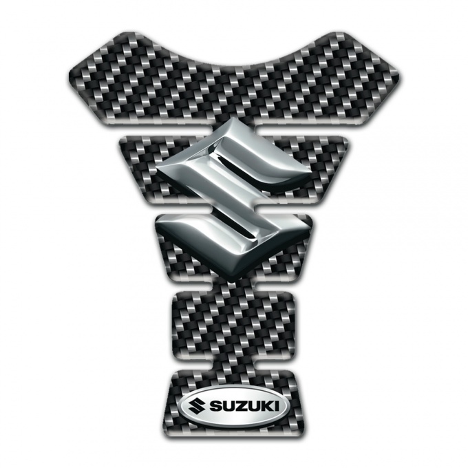 Suzuki Tank Pad Protector Base with Carbon Design 