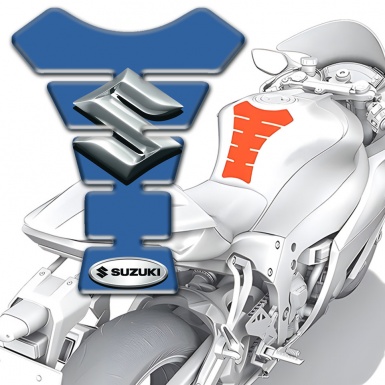 Suzuki  Tank Pad Protector Base with Blue Style 