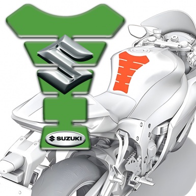 Suzuki Tank Protector Base in Green Style 